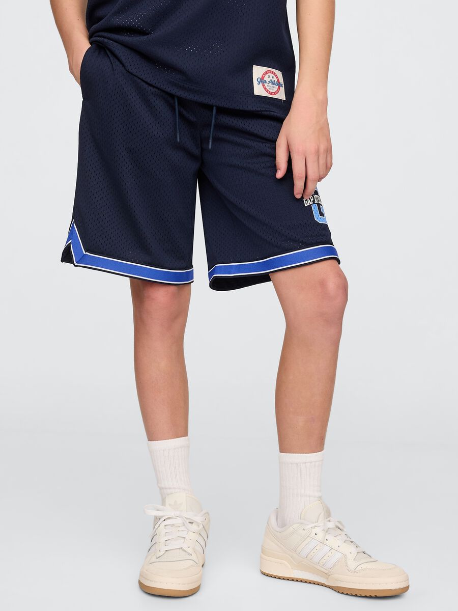 Shorts blu Gap Kids in tessuto knit Bambino_1