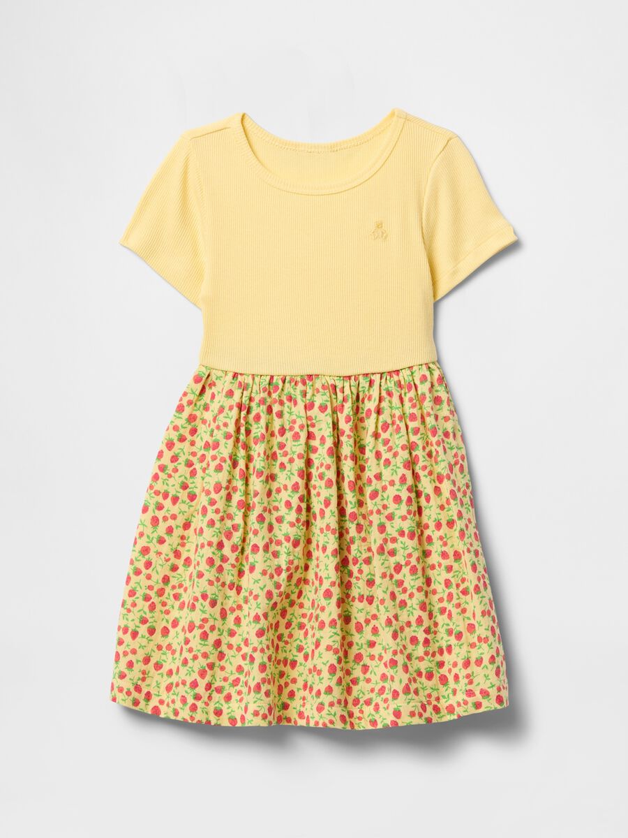Yellow floral summer dress for girls Baby Girl_1