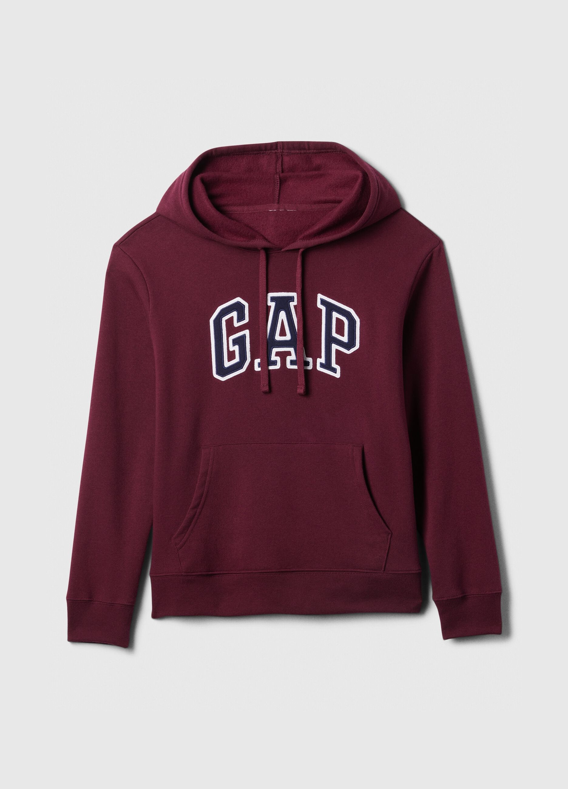 Sweatshirt with hood and logo embroidery_4