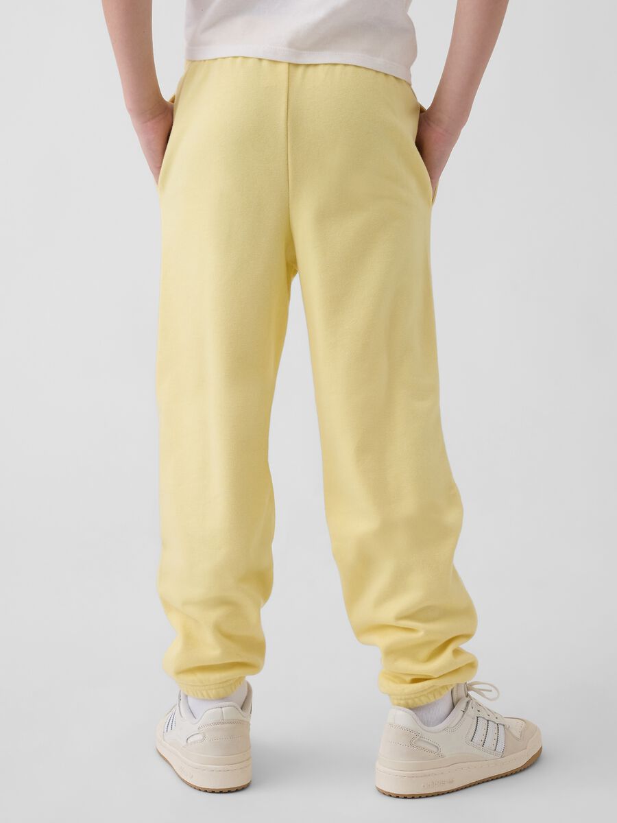 Joggers in misto cotone con logo regular fit Bambino_2