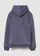 Felpa con cappuccio con logo GAP in misto cotone_4