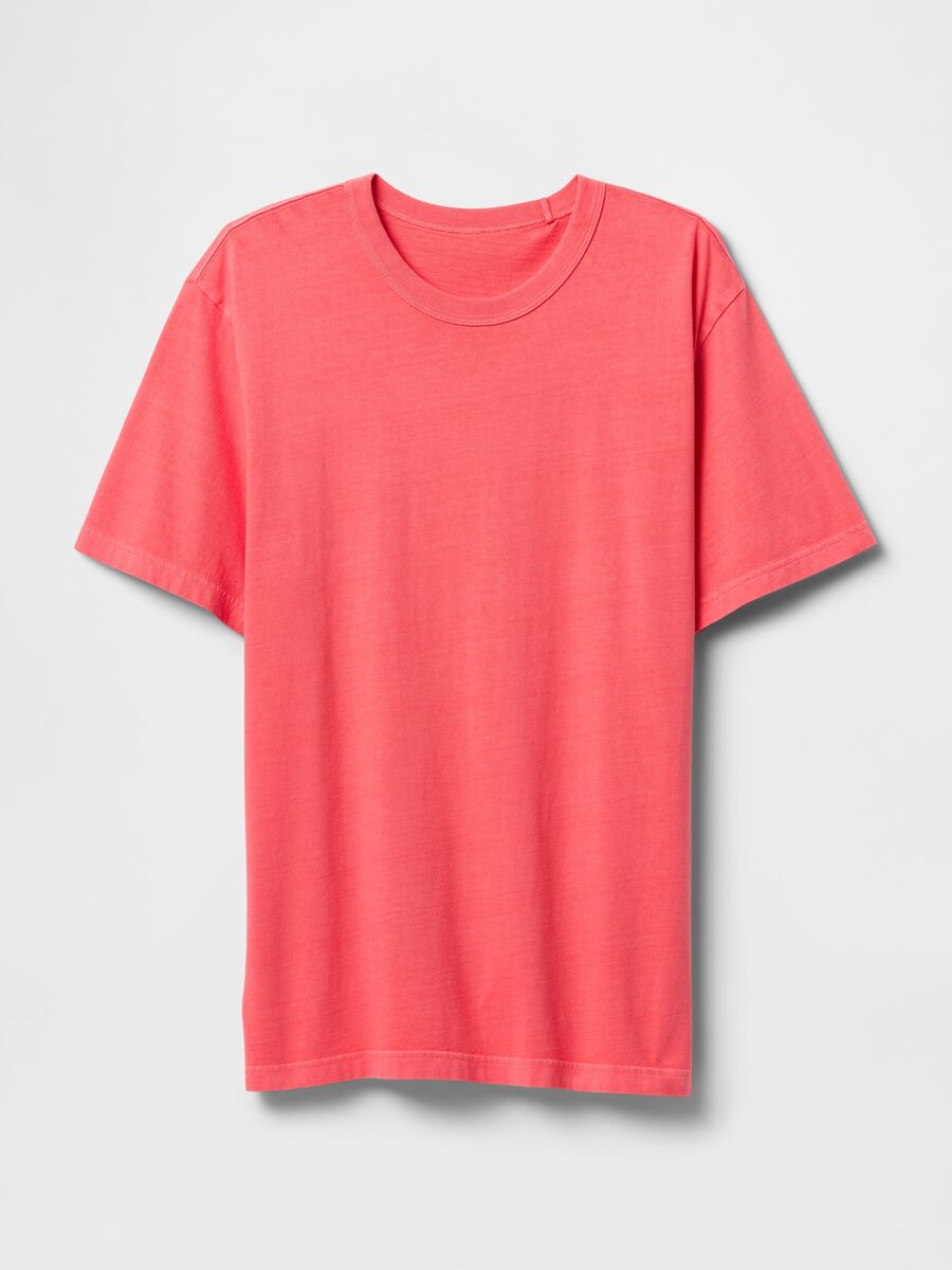 Pink Cotton Gap T-Shirt Man_4