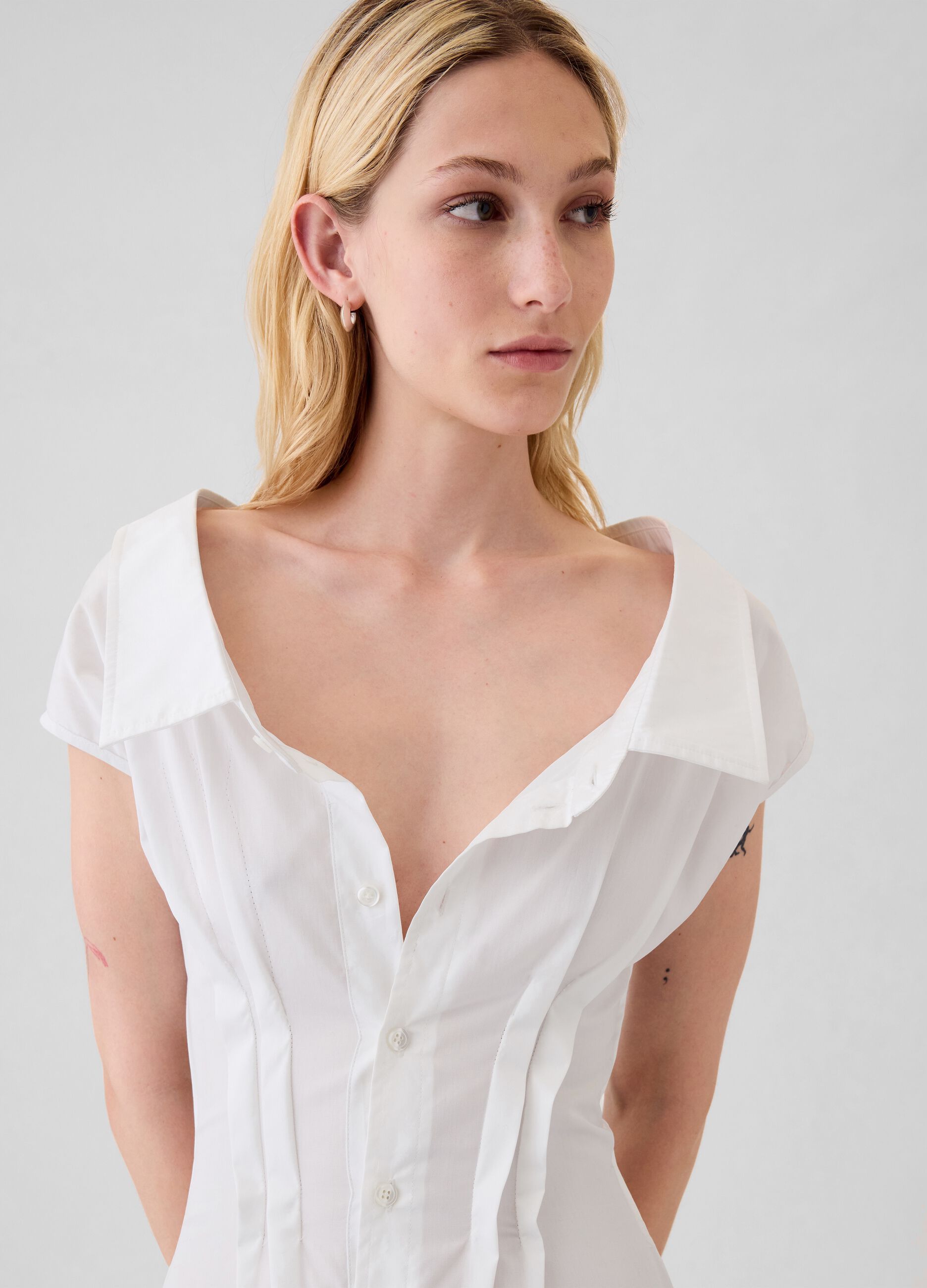 Poplin shirt dress by Zac Posen_3