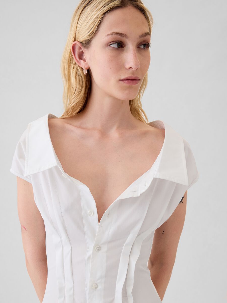 Vestito chemisier in popeline by Zac Posen Donna_3