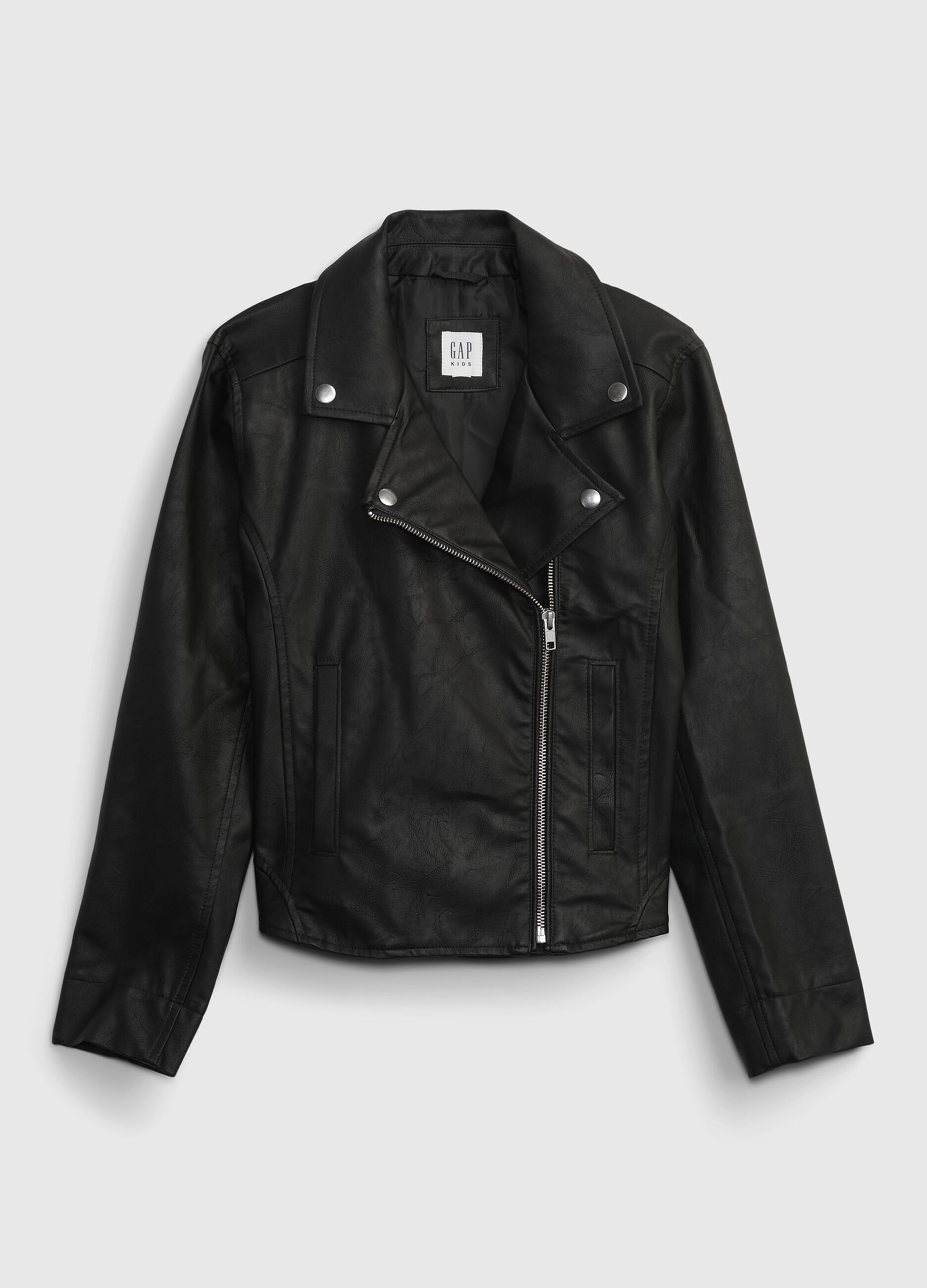 Biker jacket with zip