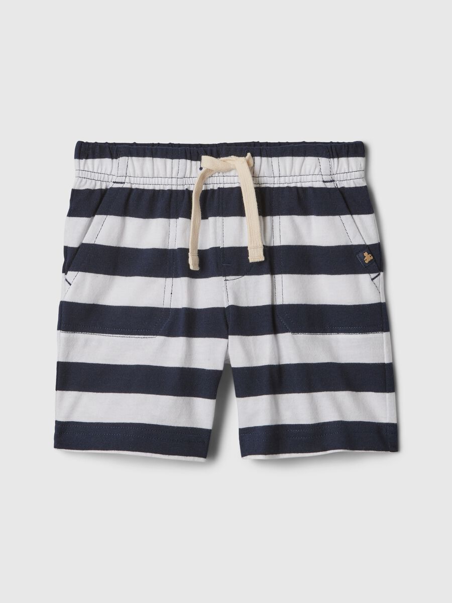 Bermuda in cotone con coulisse Bimbo_0
