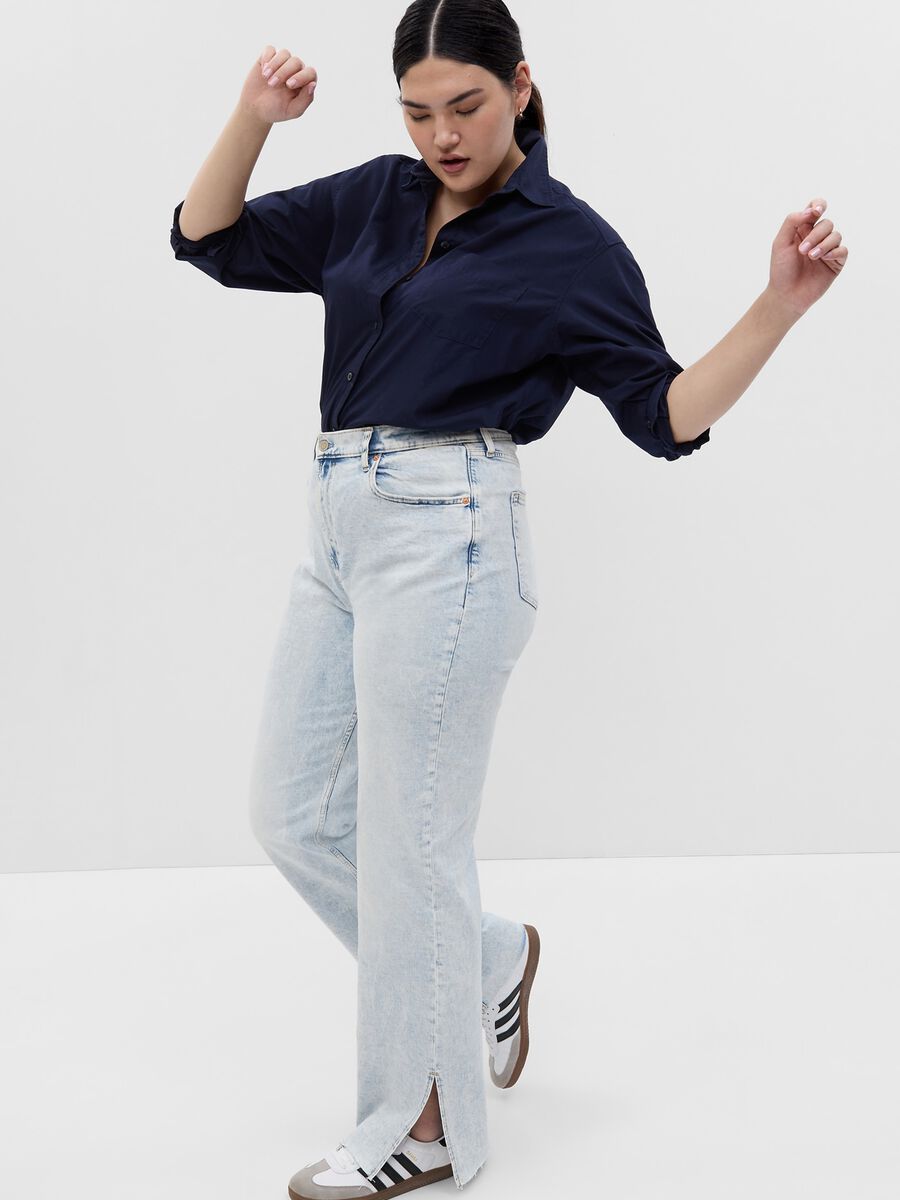 High-rise, loose-fit jeans Woman_3