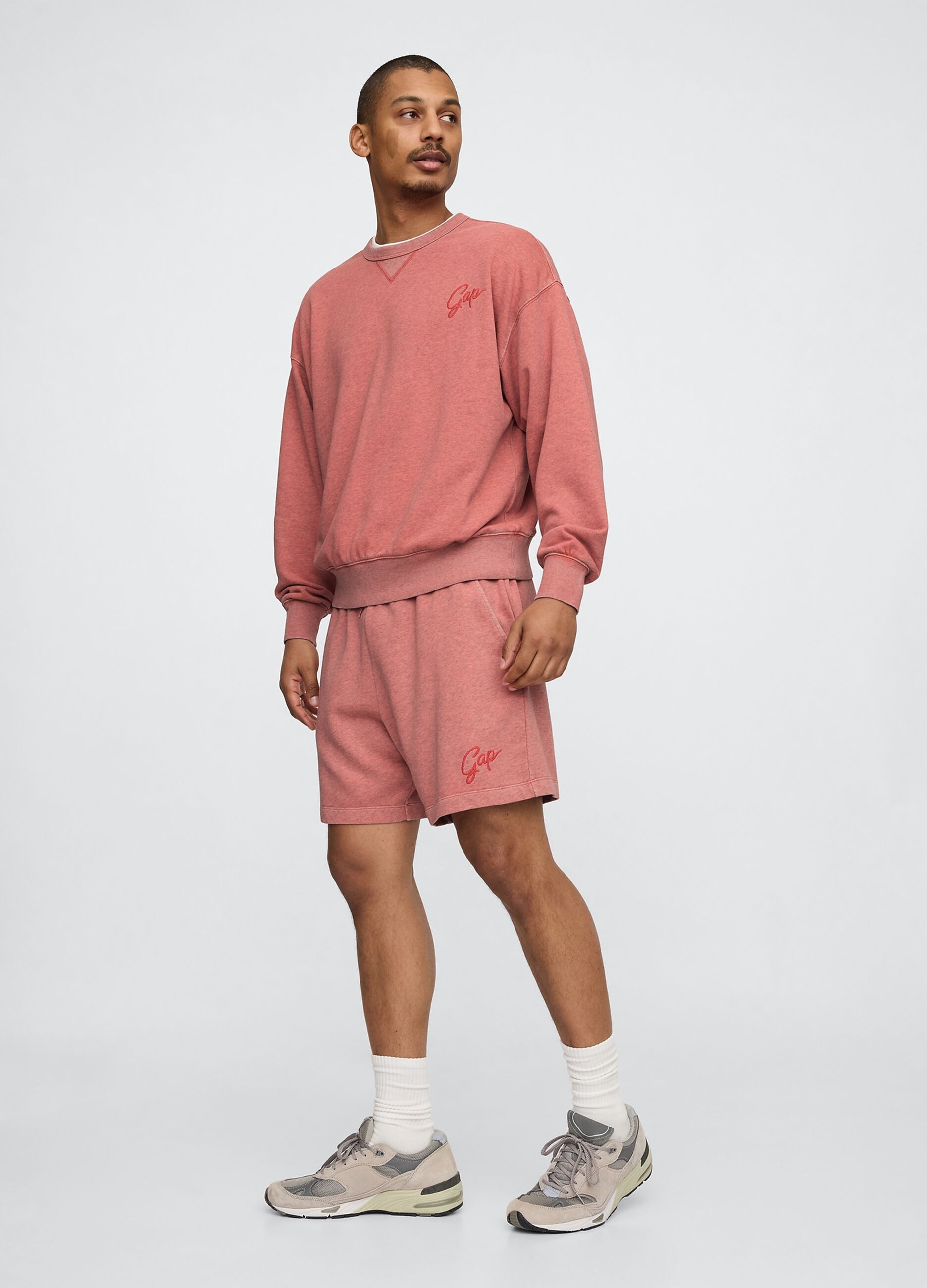 Shorts rosa Gap in misto cotone