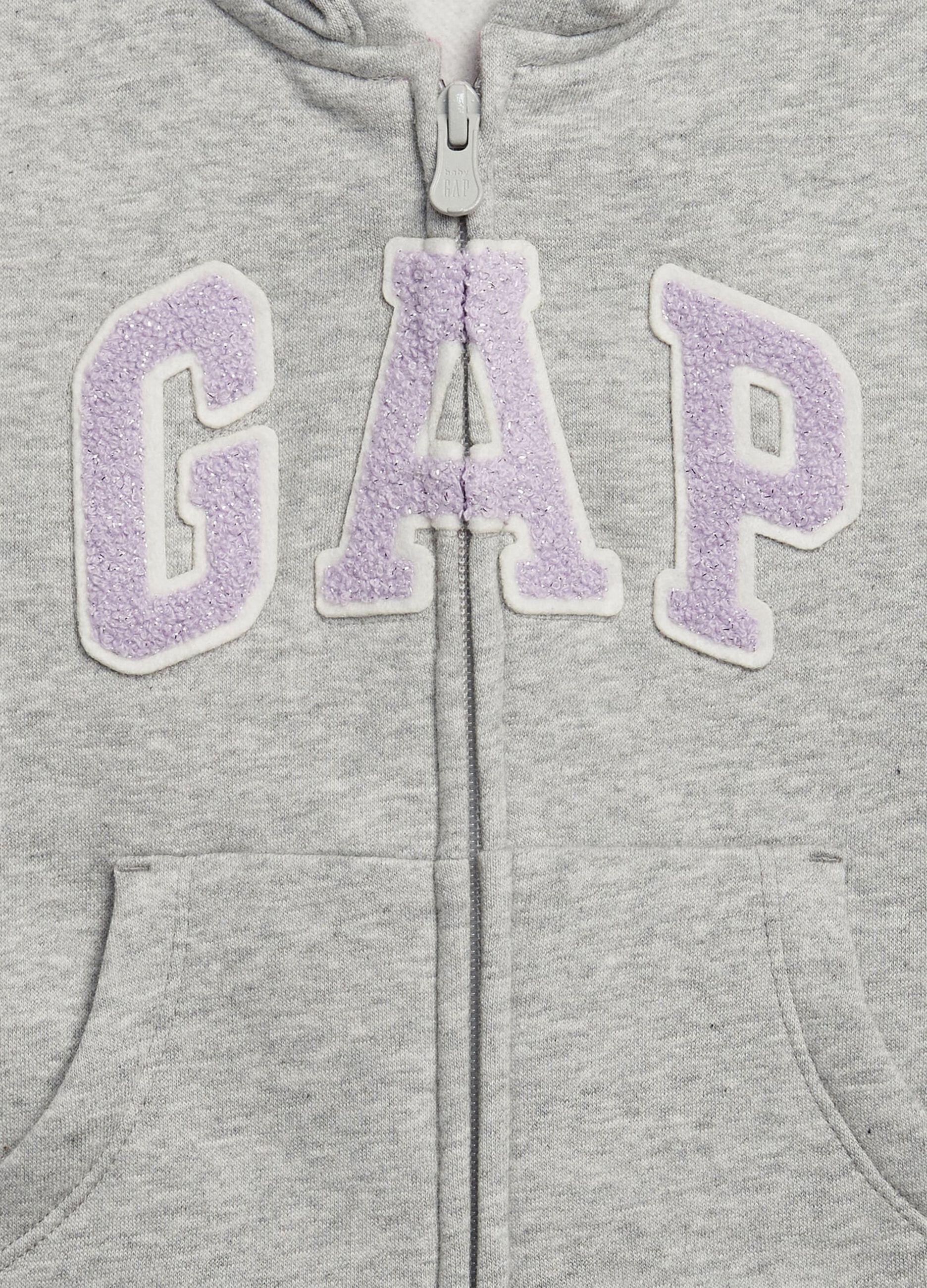 Full-zip con cappuccio e patch logo_3