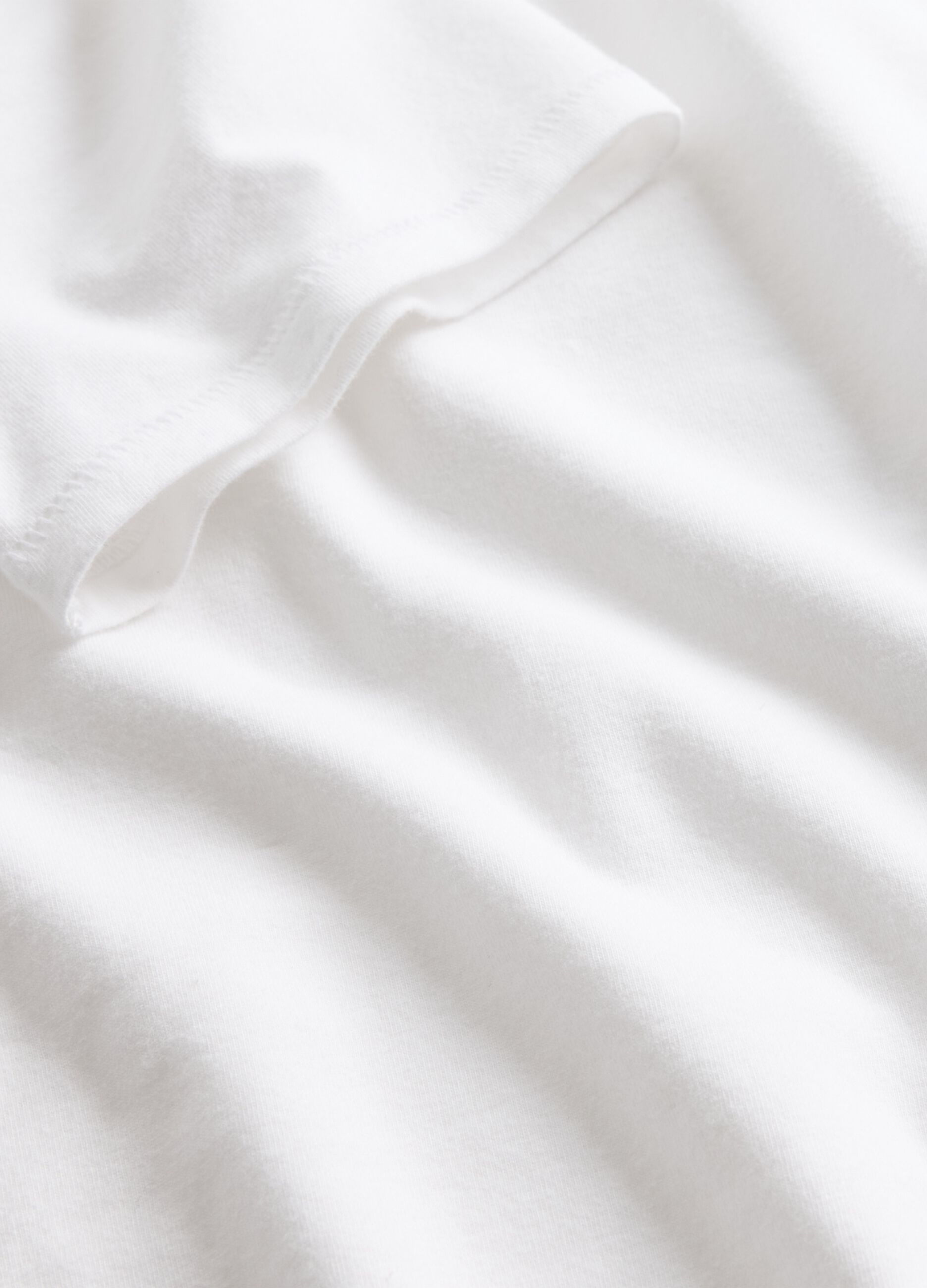 White stretch cotton bodysuit