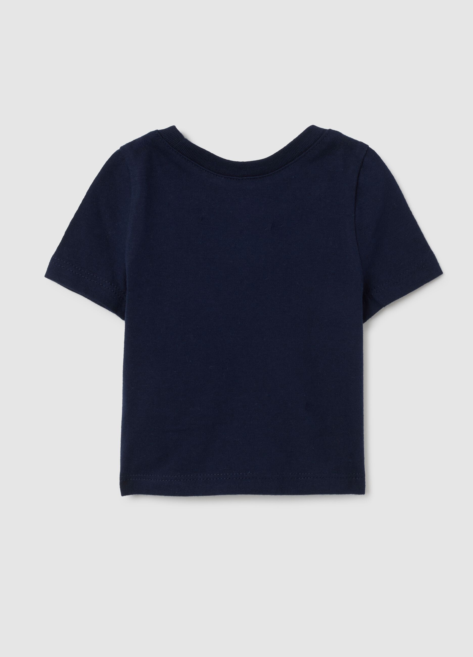 Cotton T-shirt with logo print_1