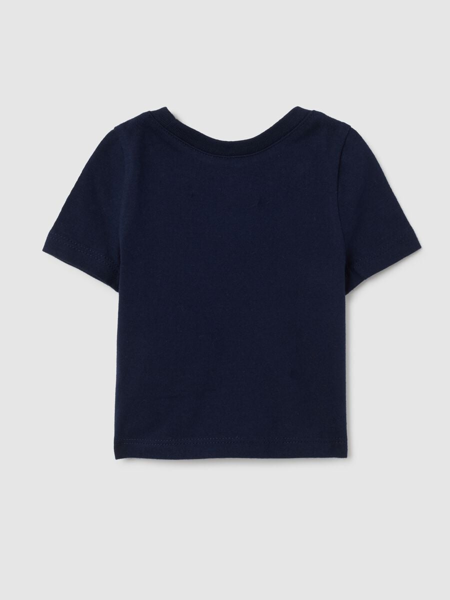 T-shirt in cotone con stampa logo  Bimba_1