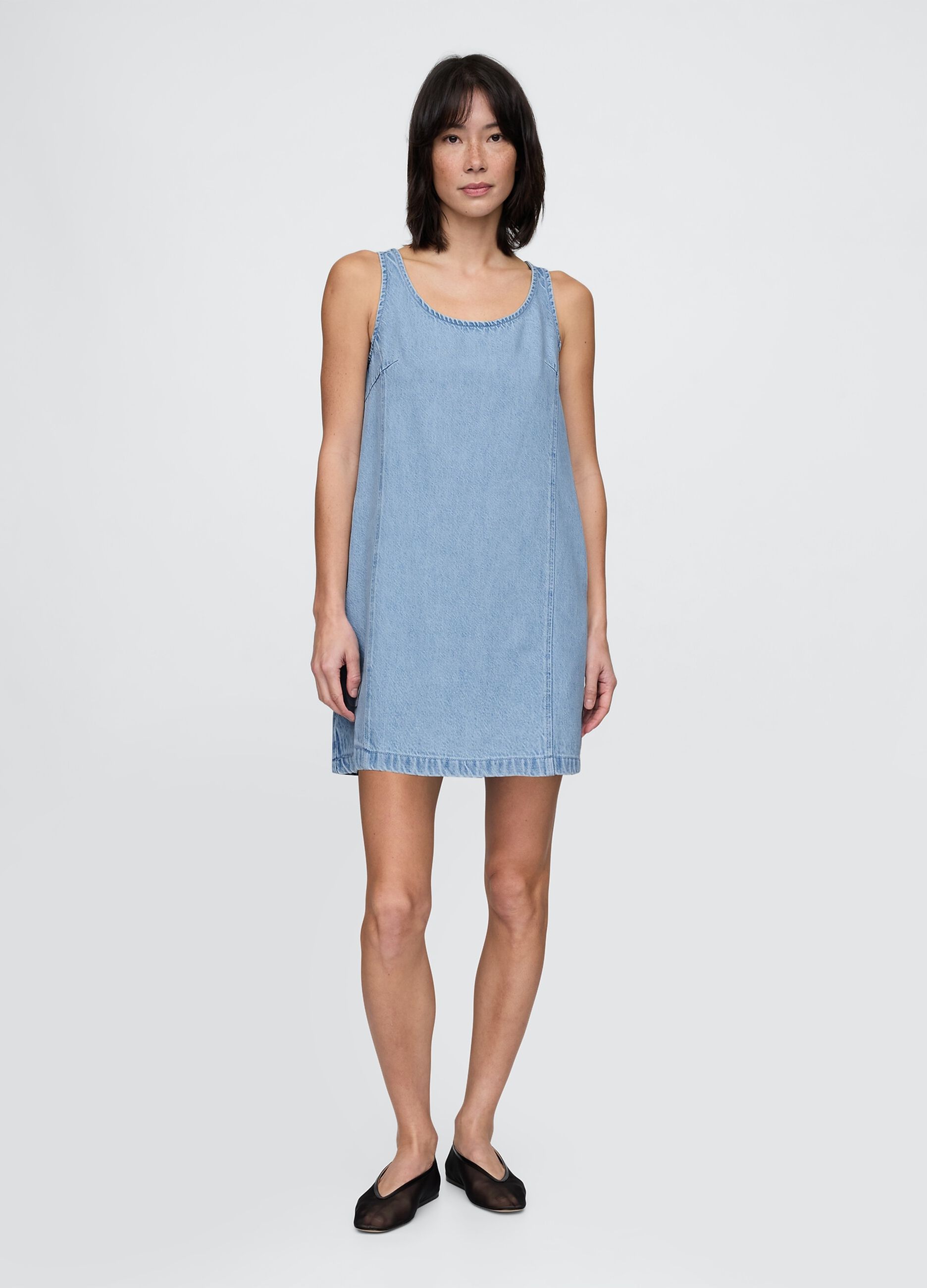Abito corto in denim Gap