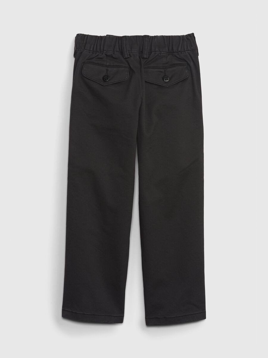 Pantaloni chino in cotone stretch Neonato_1