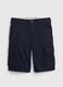 Stretch cotton cargo Bermuda shorts_0