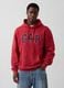 Cotton Blend Hooded Logo Sweatshirt_0