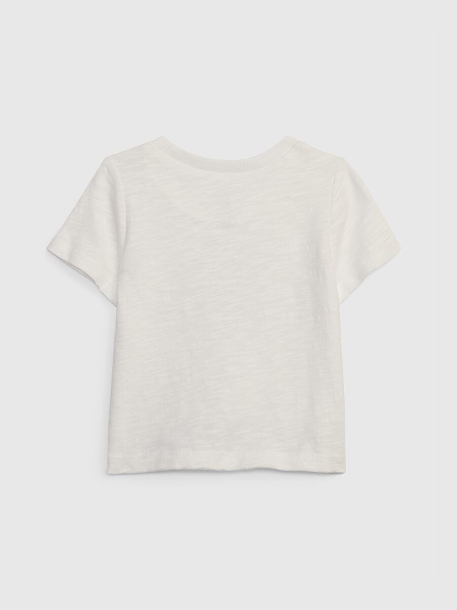 T-shirt in cotone con stampa orsetto Neonato_1