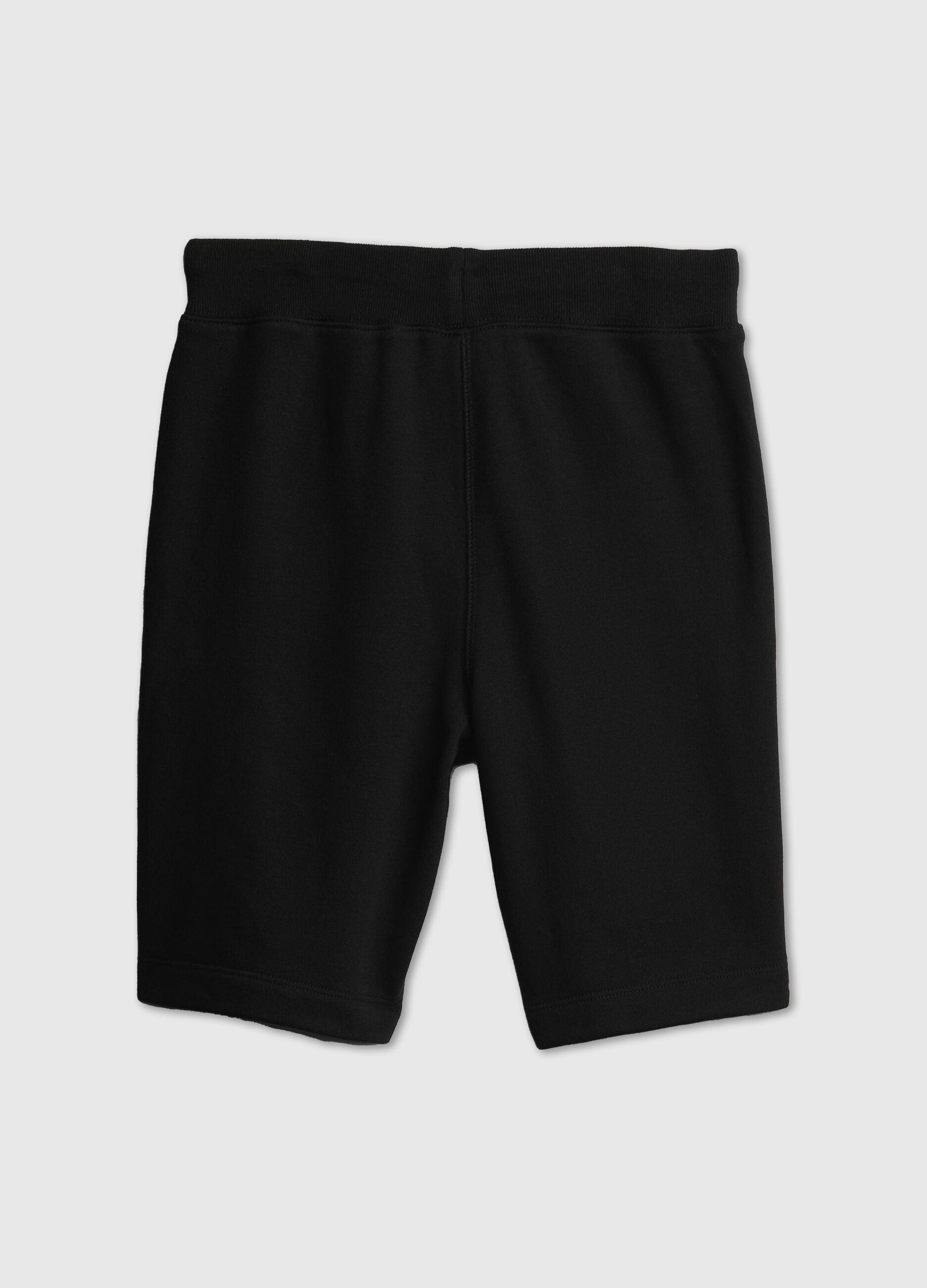 Bermuda shorts in French Terry with logo_1