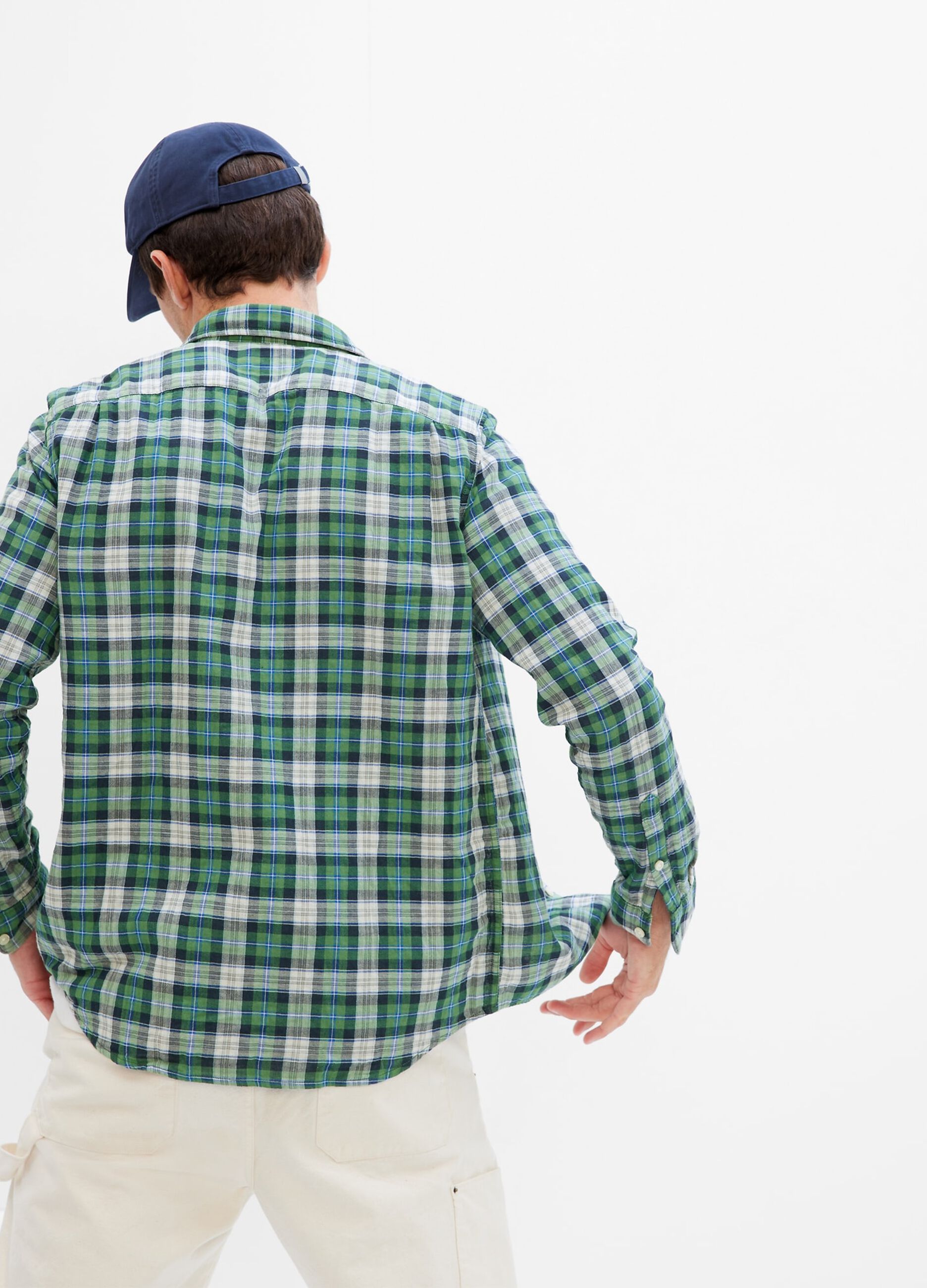 Checked shirt with pocket_1