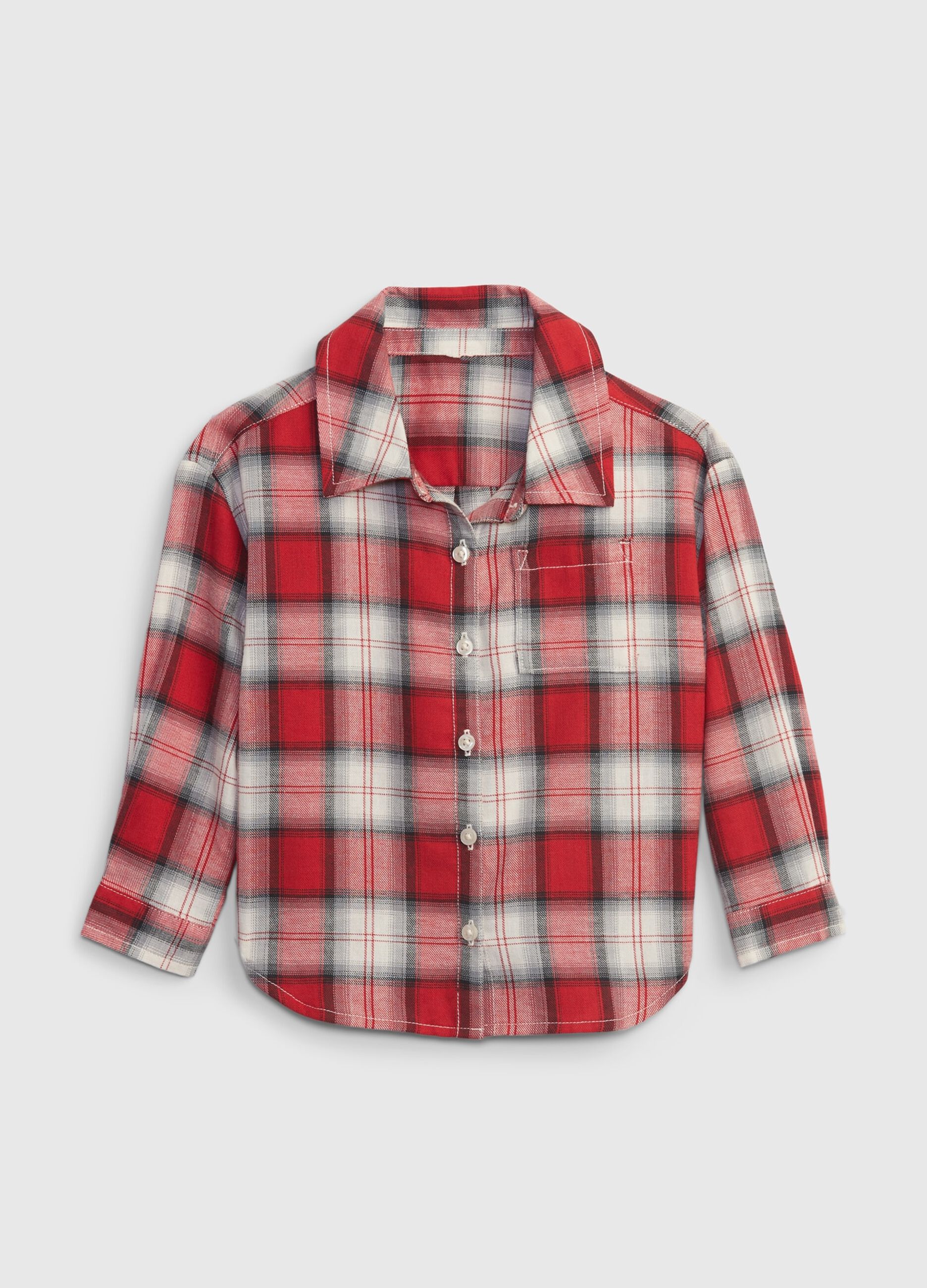 Flannel shirt in check pattern