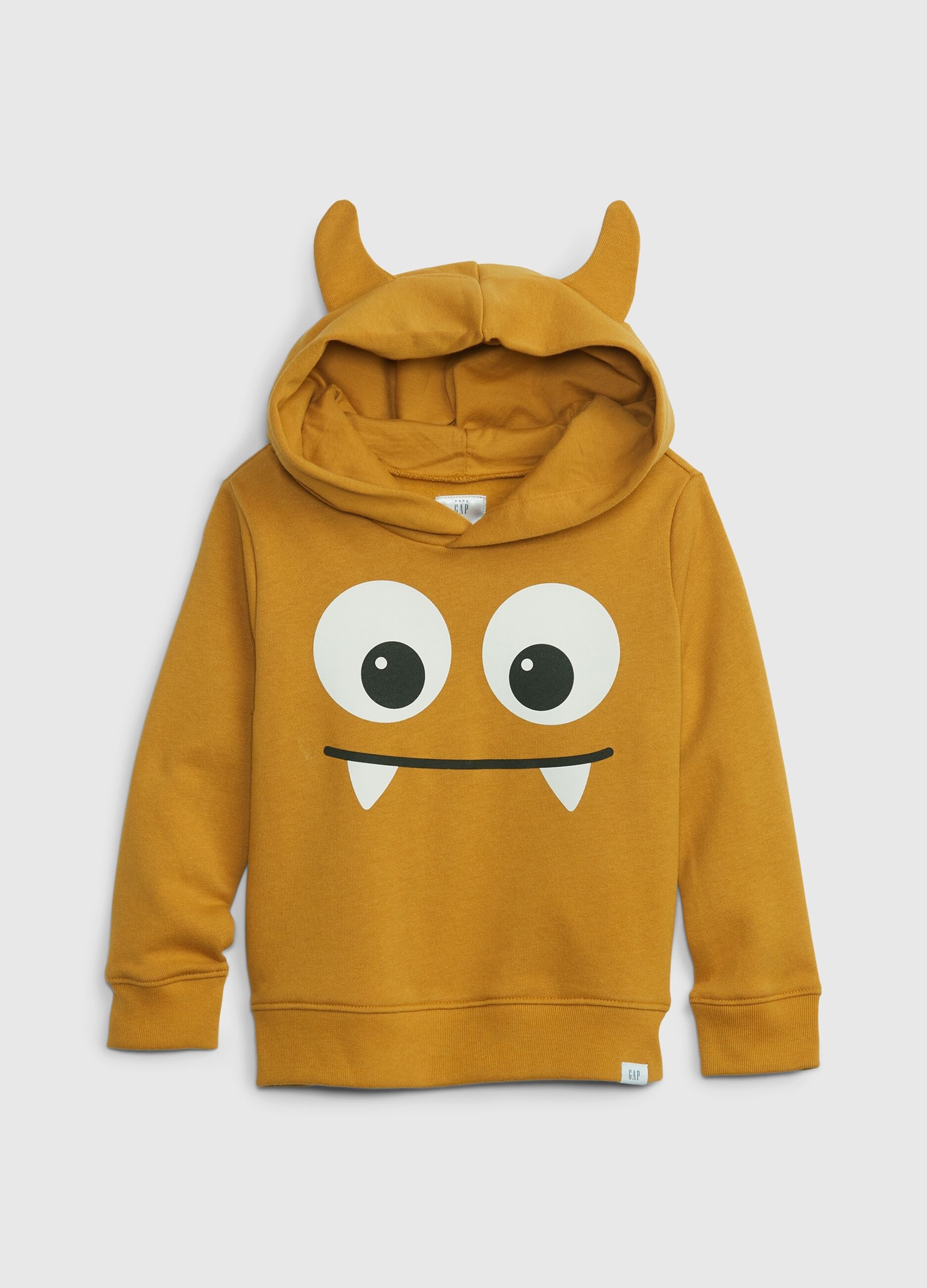 Hoodie with monster print