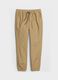 Joggers in cotone stretch con coulisse_0