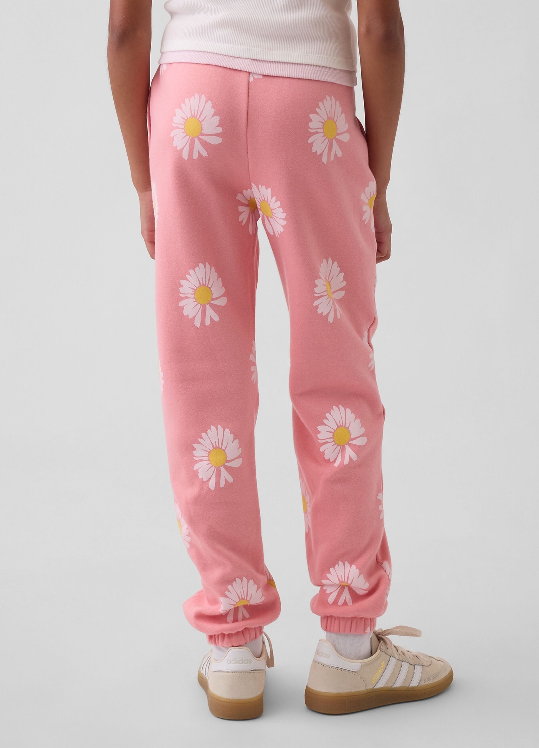 Joggers in misto cotone con logo GAP e stampa floreale