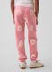 Joggers in misto cotone con logo GAP e stampa floreale_2