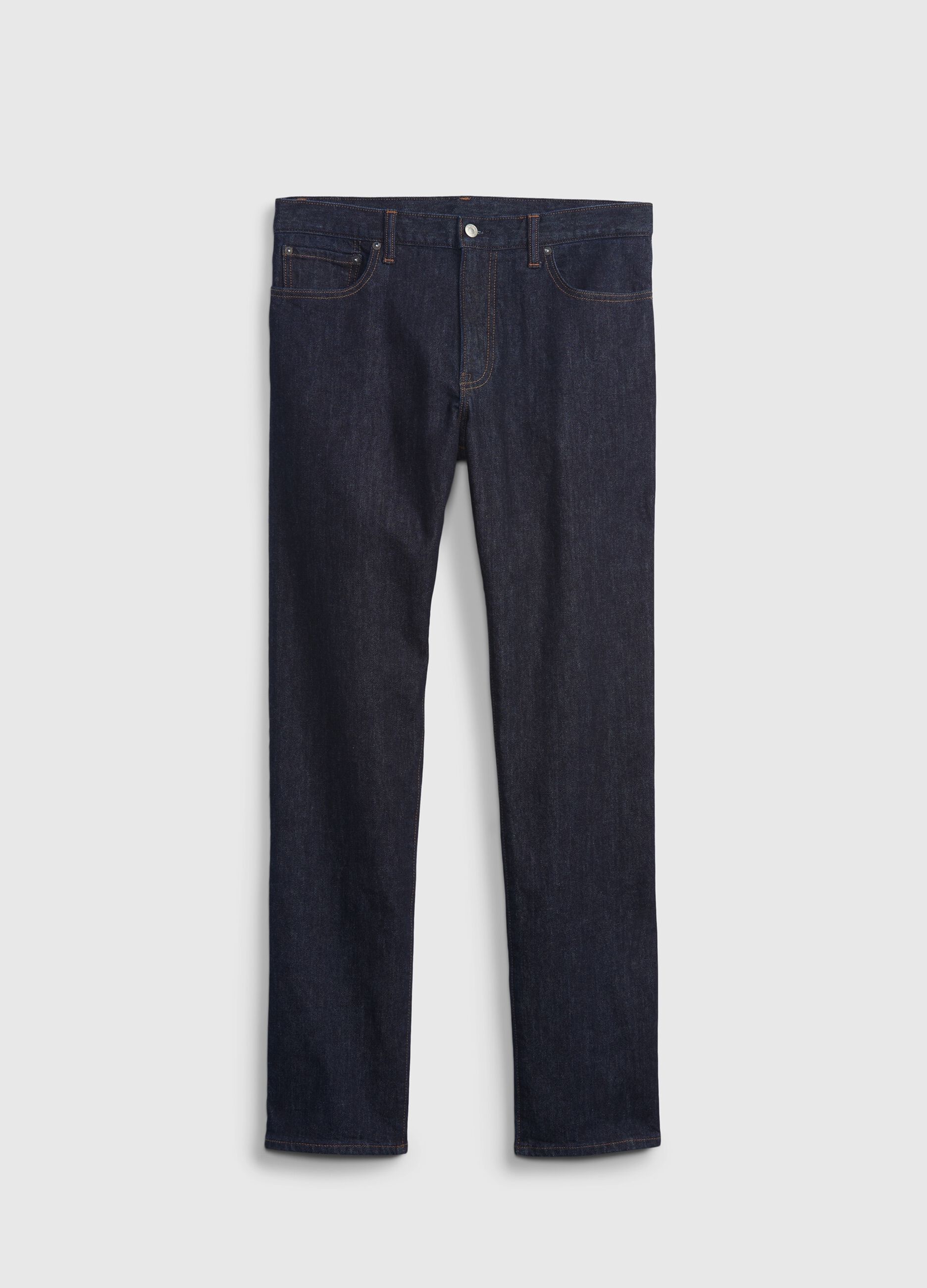 Straight-fit stretch jeans