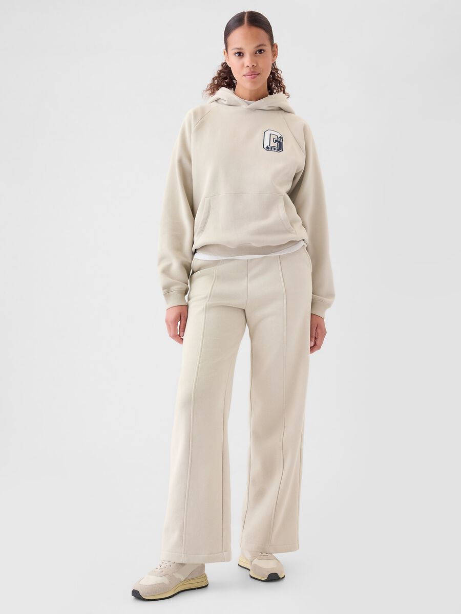 Felpa con cappuccio maniche raglan Donna_1