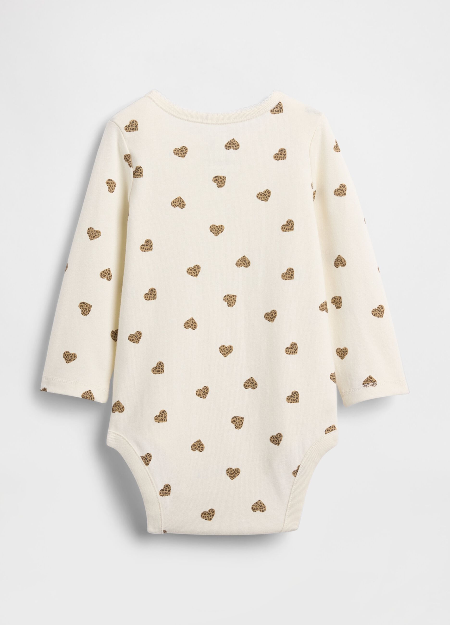 Body bianco in cotone per neonati
