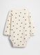 Body bianco in cotone per neonati_1