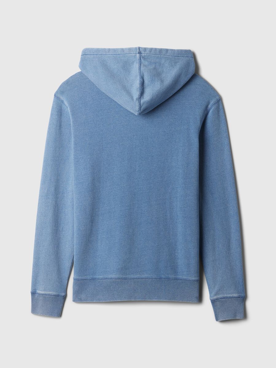 Full-zip con stampa logo Athletics Uomo_3