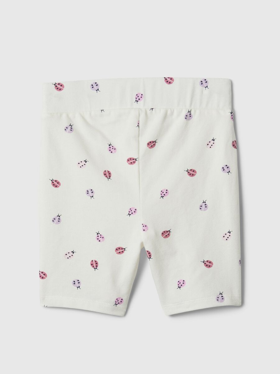 Shorts ciclista stampa coccinelle Bimba_1
