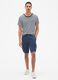 Bermuda cargo shorts in cotton and Lyocell_0