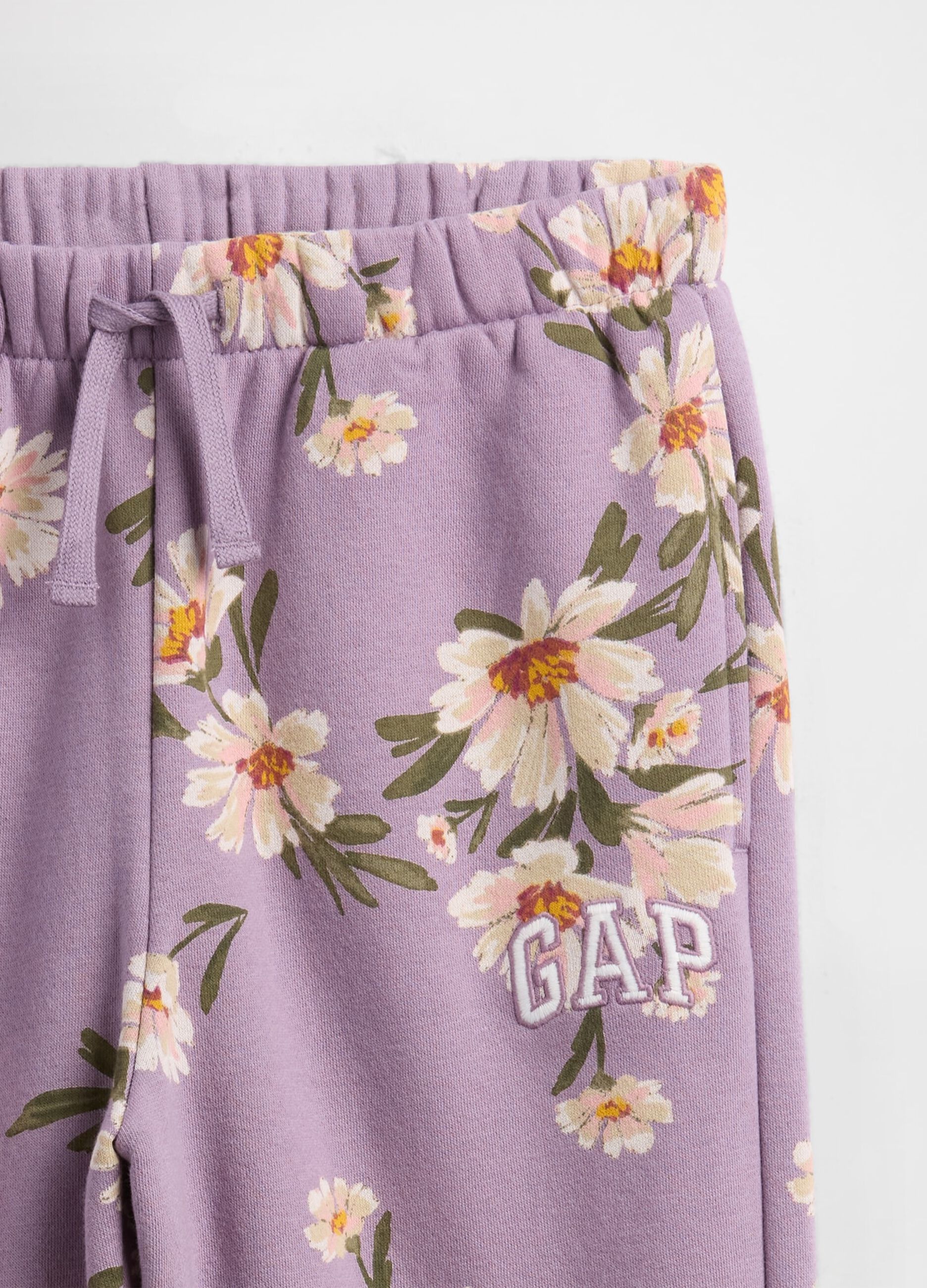 Pantaloni viola in misto cotone_2