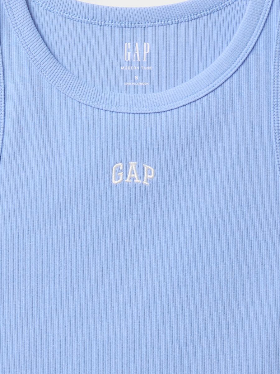 Top senza maniche azzurro GAP Woman_4