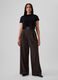 Pantalone pied de poule a vita alta_4