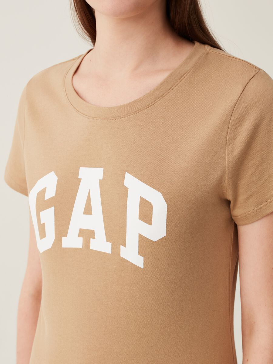 Bipack t-shirt in cotone con stampa logo Donna_4