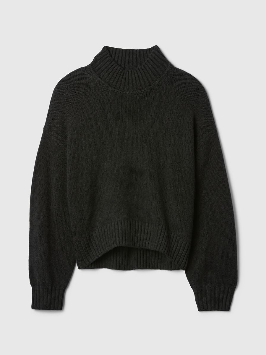Pullover oversize mock neck Bambina_3