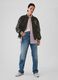 Bomber varsity con maniche effetto lucido_1