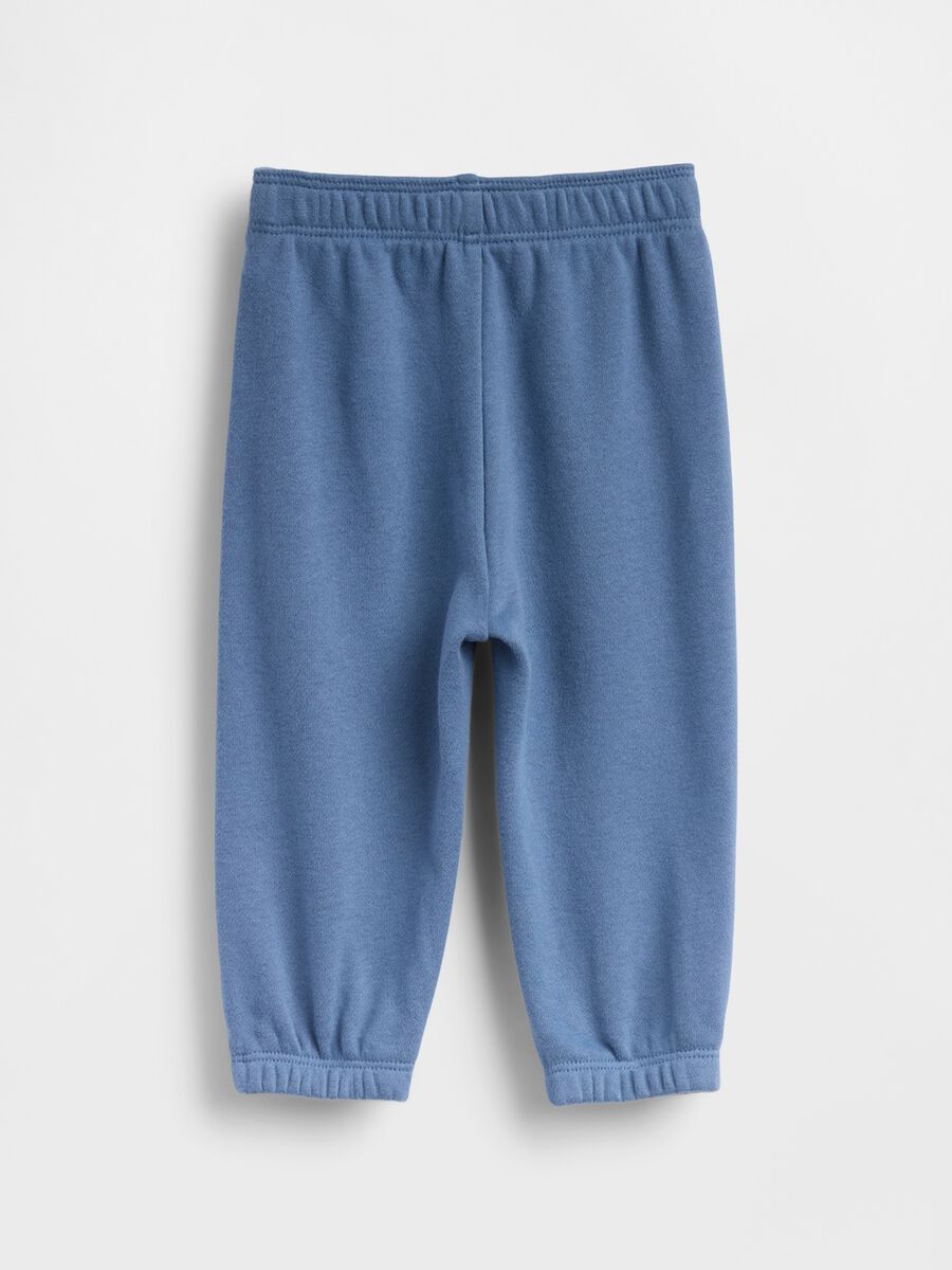 Joggers in misto cotone con logo Neonato_1