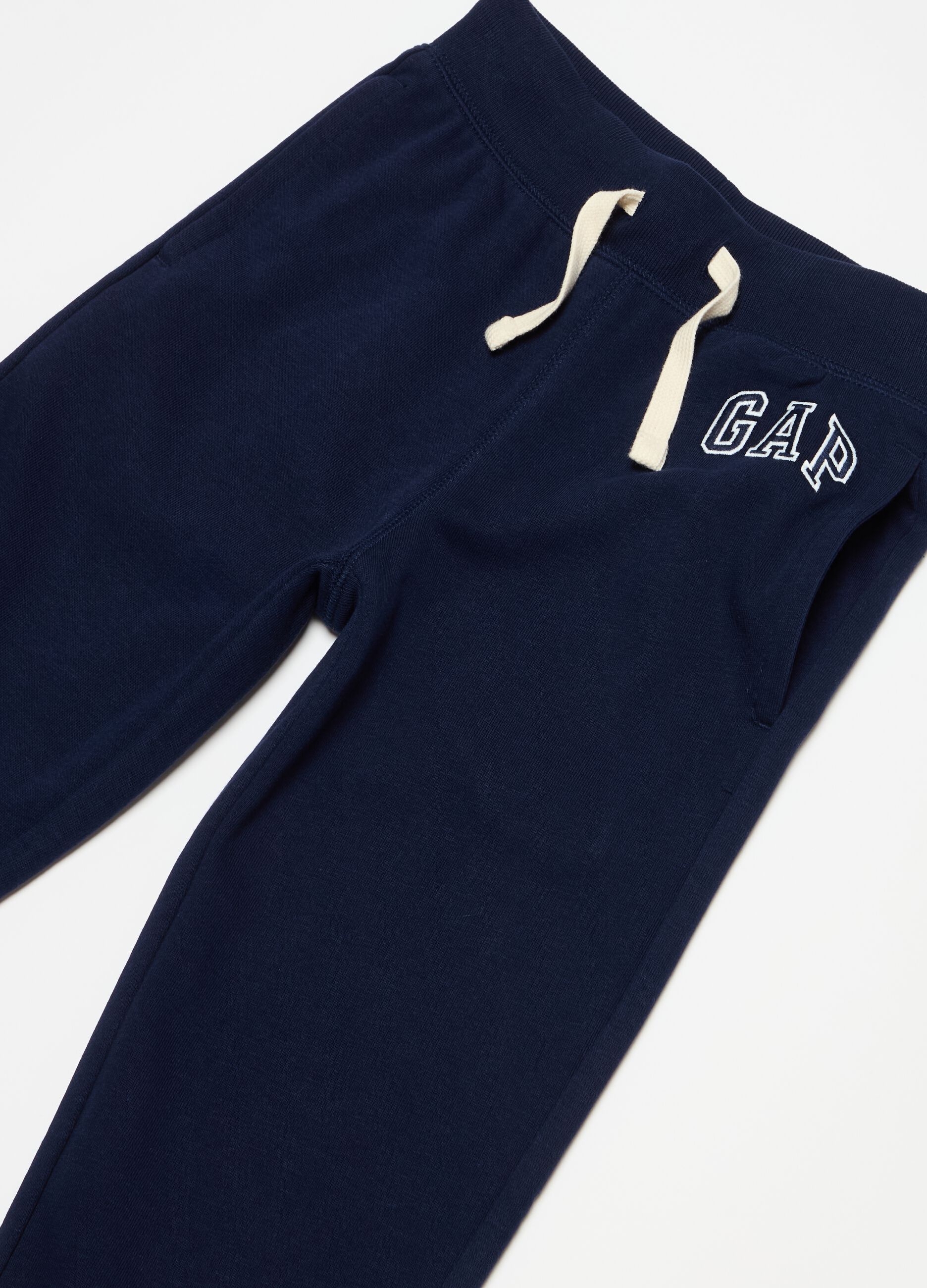 Joggers in French Terry con ricamo logo_2