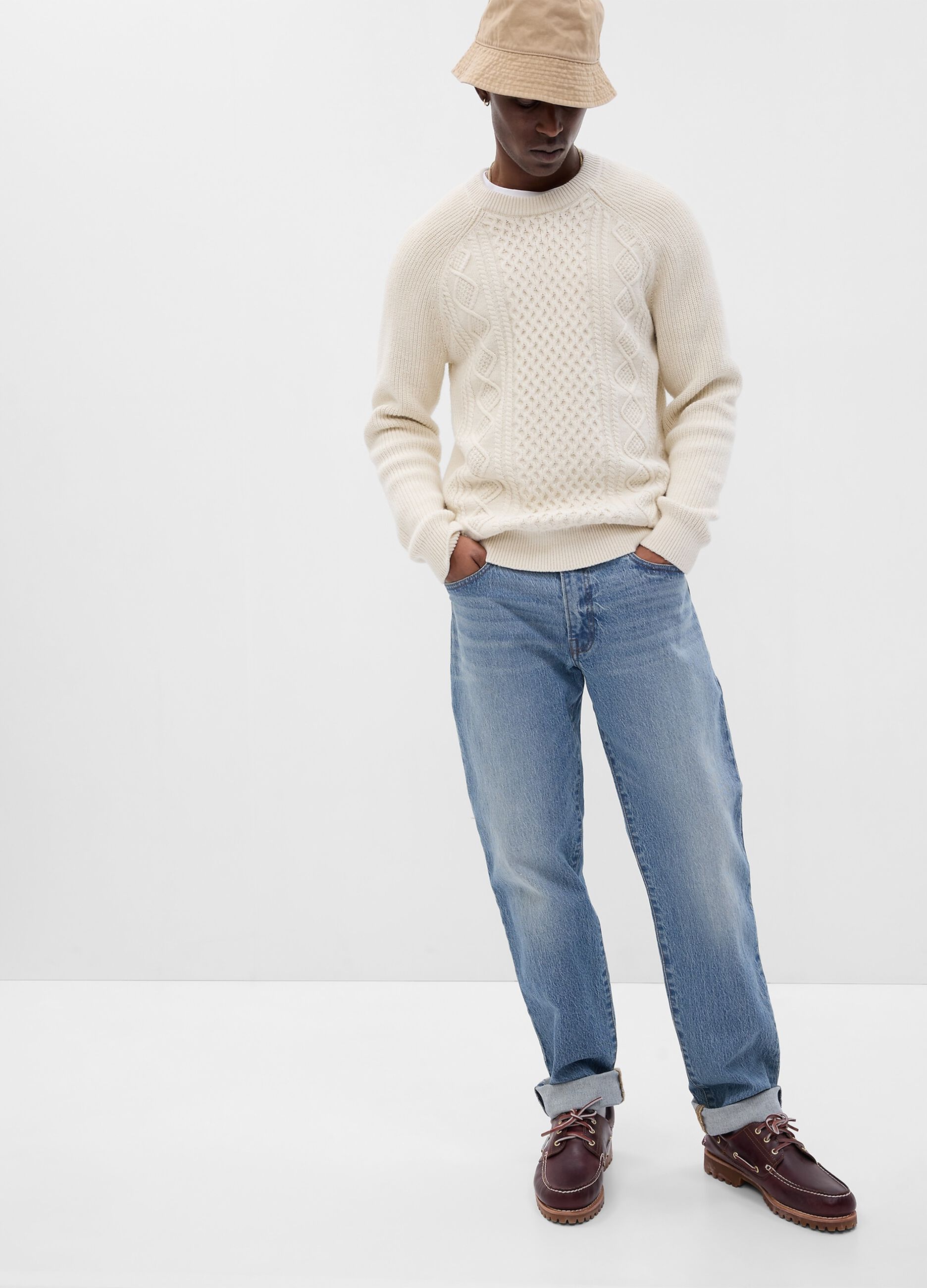Jeans straight fit a vita media_2