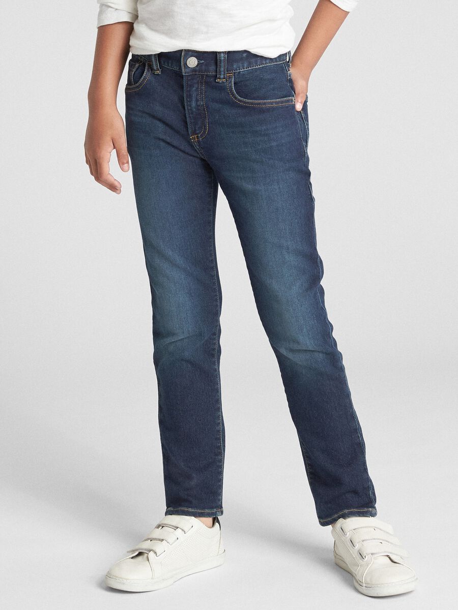Slim-fit jeans with discolouring Boy_0