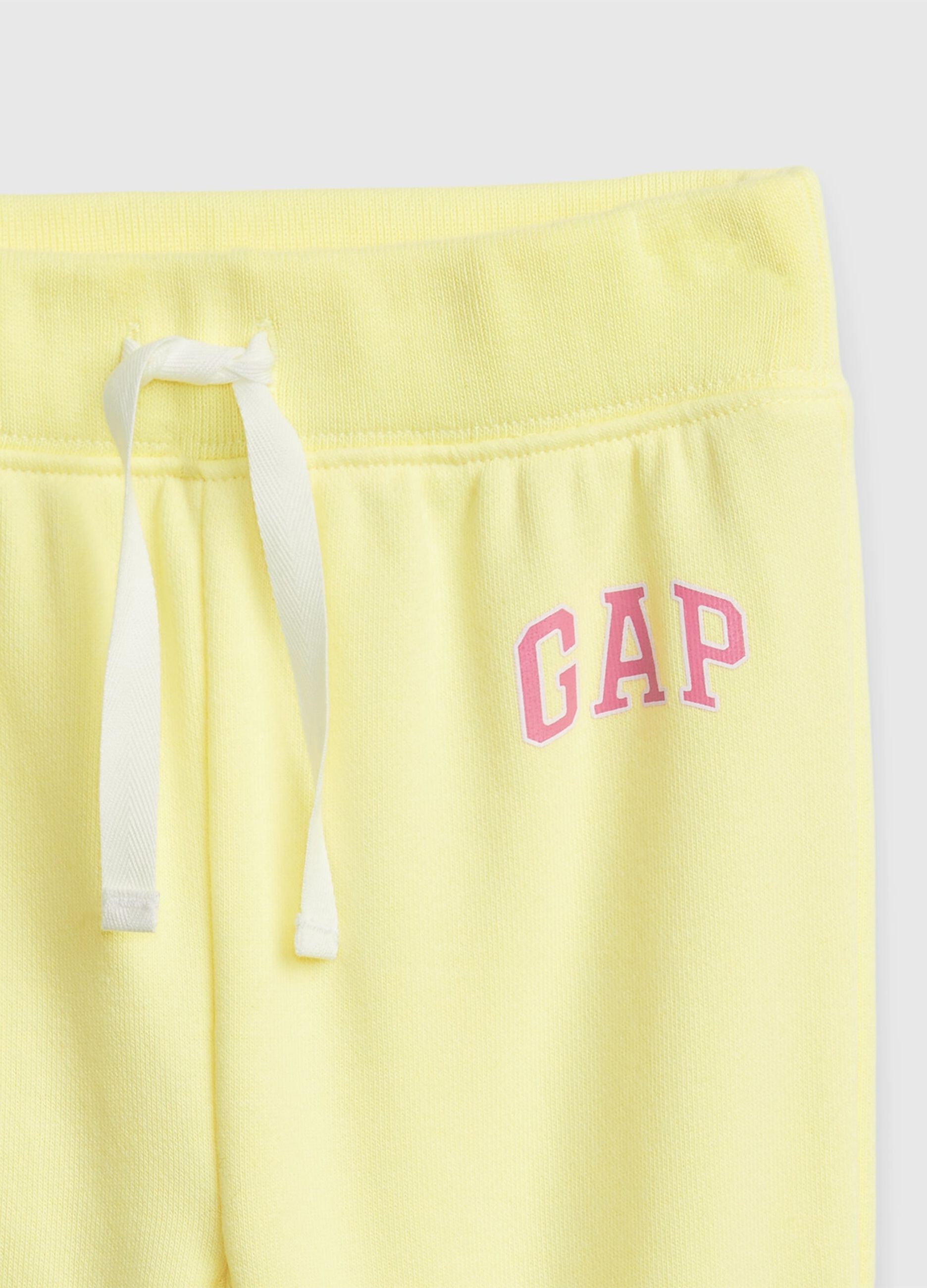 Plush joggers with logo_2