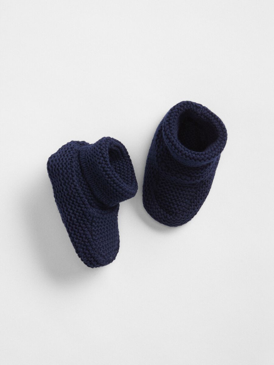 Knitted booties Newborn Boy_0