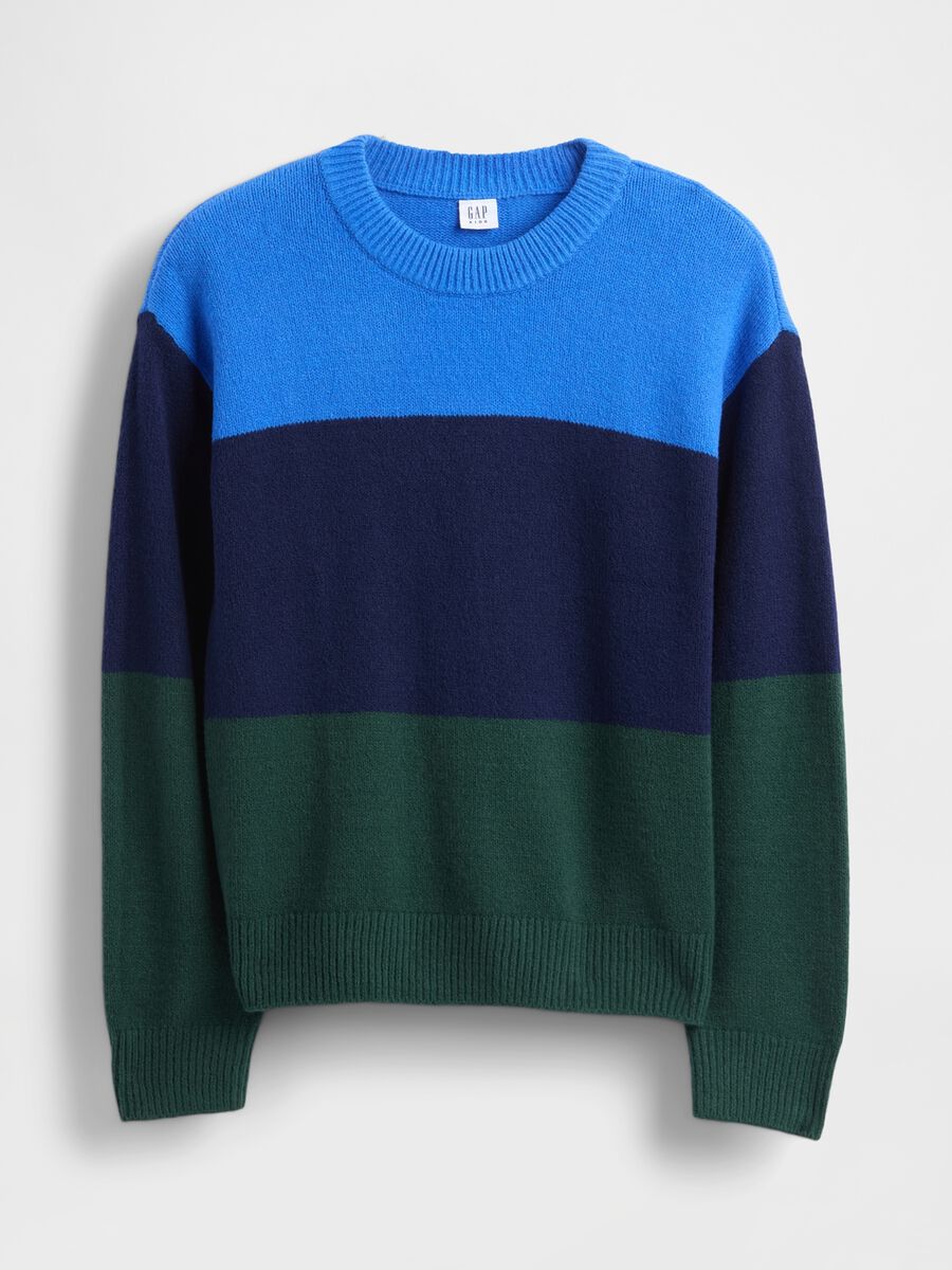 Maglione a righe multicolor da bambino in misto cotone Bambino_3