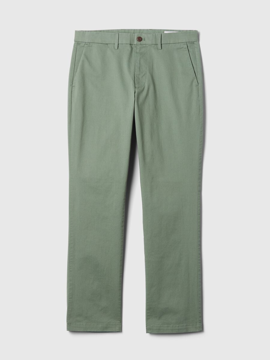 Pantalone chino in cotone stretch Uomo_3
