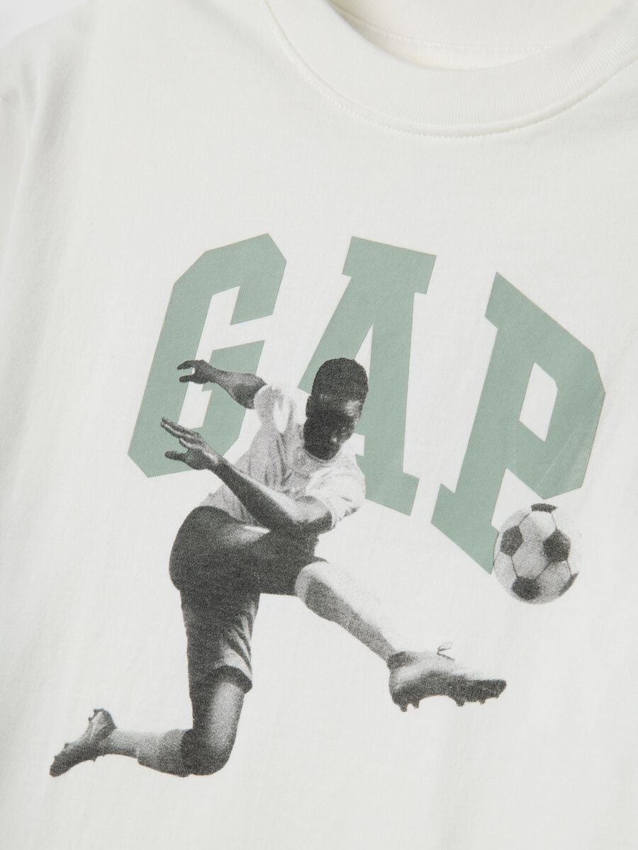 T-shirt con logo GAP in puro cotone Bambino_2